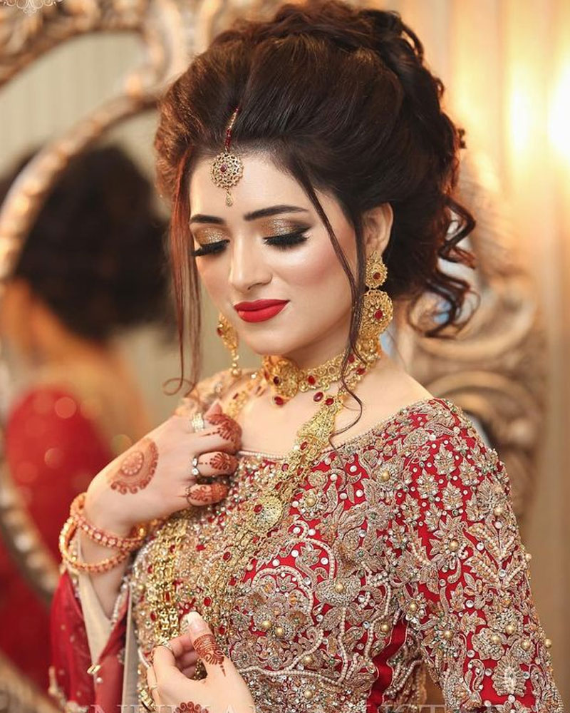 New Pakistani Bridal Hairstyles For Wedding 2023 Dulhan Hairstyles 8998
