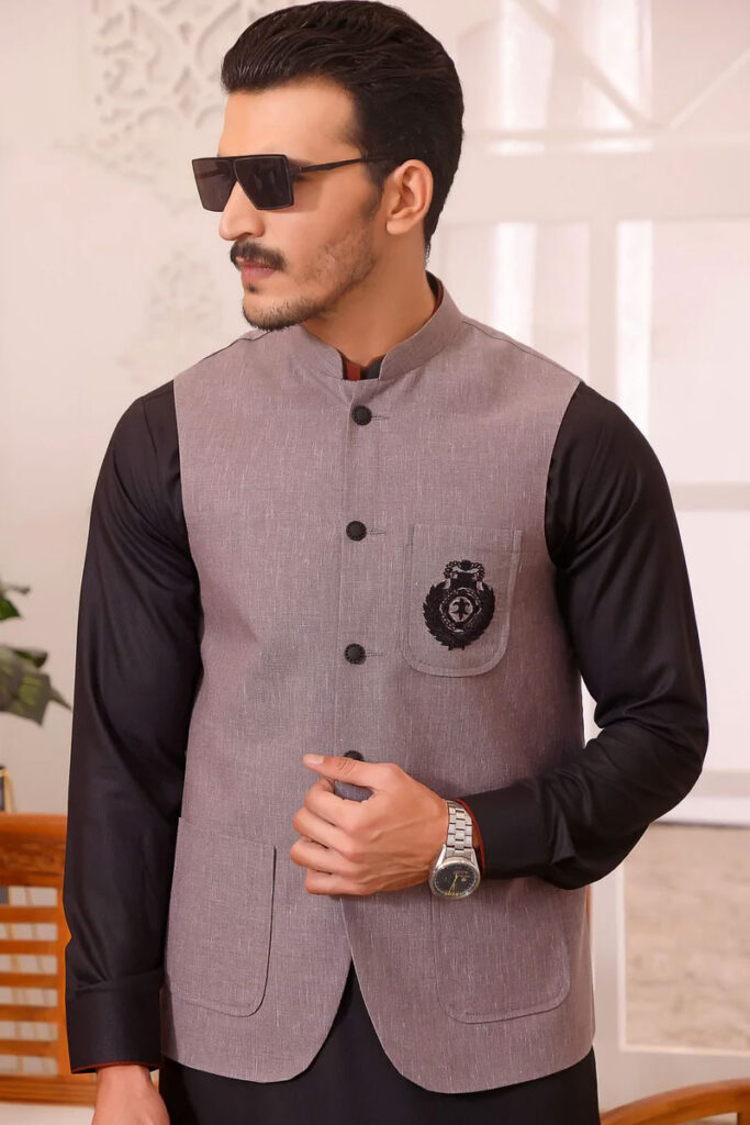 Stylish waistcoat design in pakistan